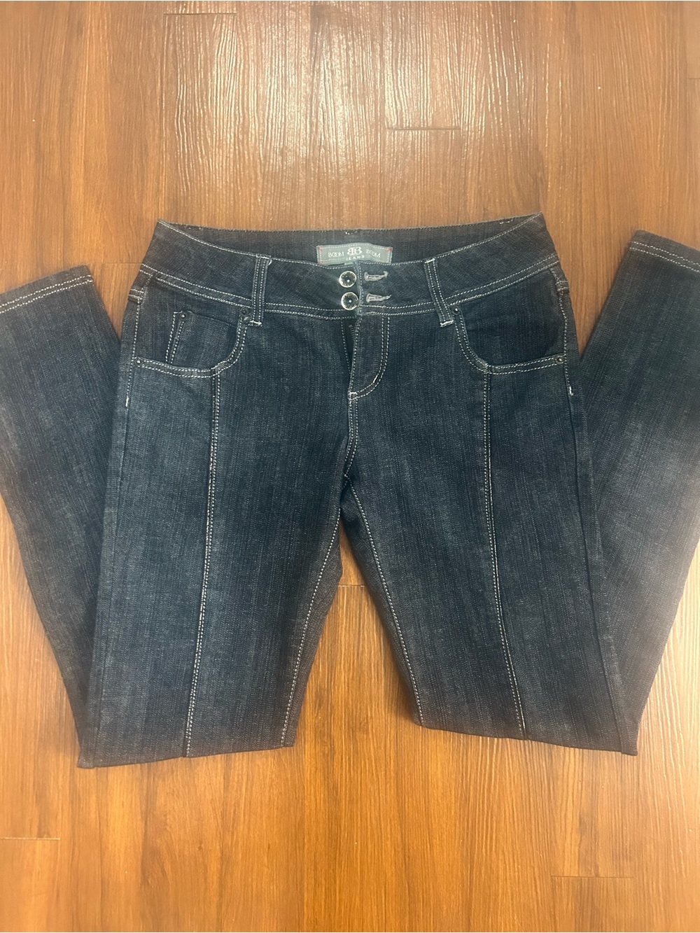 Boom Boom Jeans Skinny in Dark Blue Wash